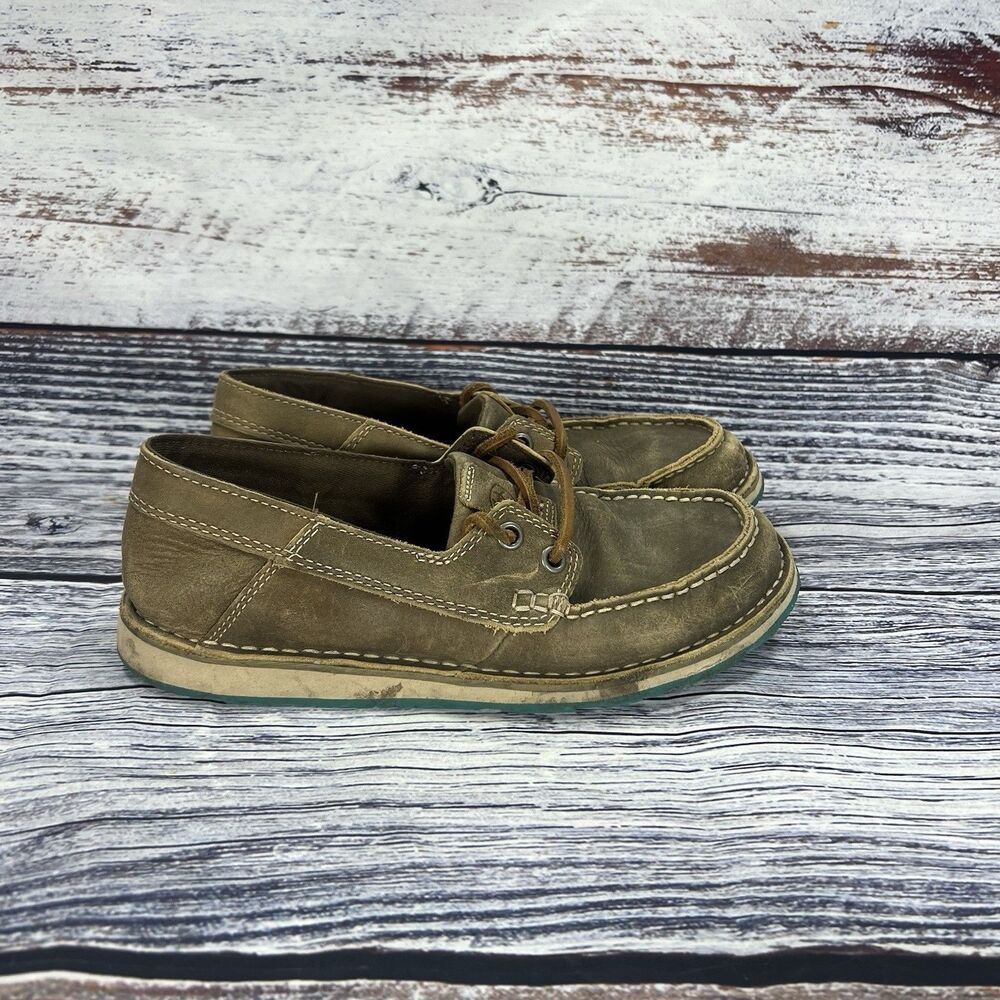 Ariat Cruiser Castaway Brown Leather Suede Boat Shoes 10023017 Women’s Size 6.5